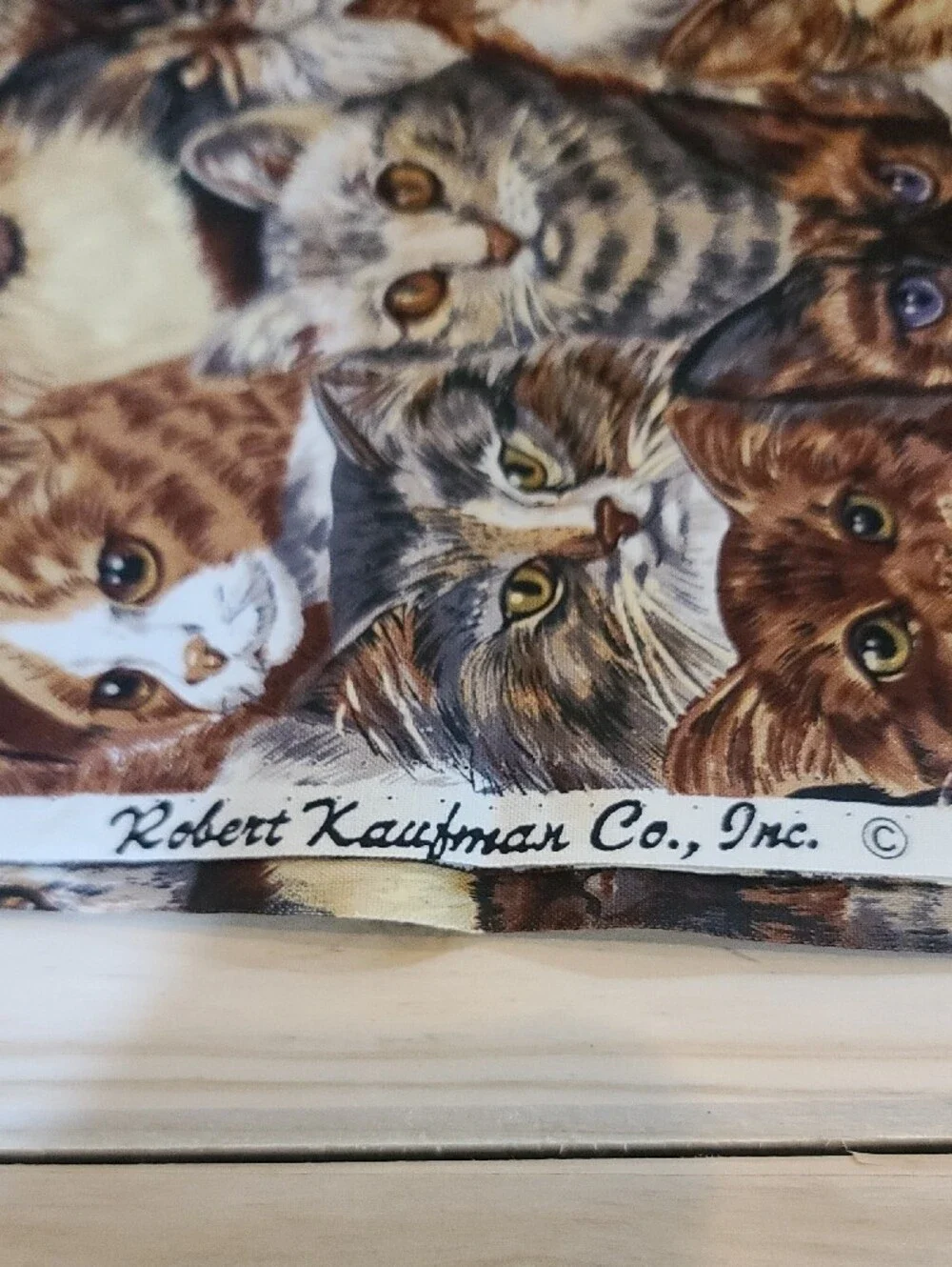 Cat Variety Pet Print Design Fabric Material - New